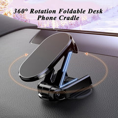 Metal Folding Magnetic Car Phone Holder