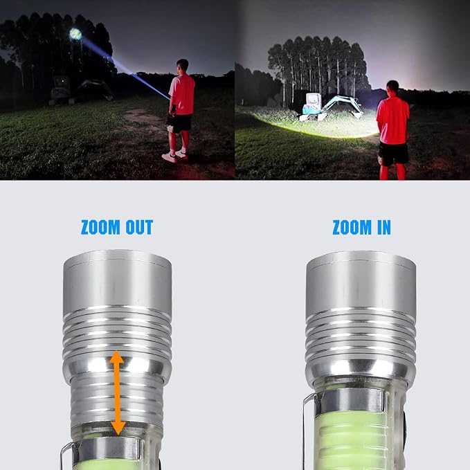 Zoomable LED Flashlight