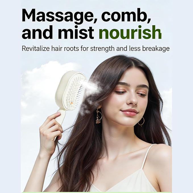 2-in-1 Misting Hair comb