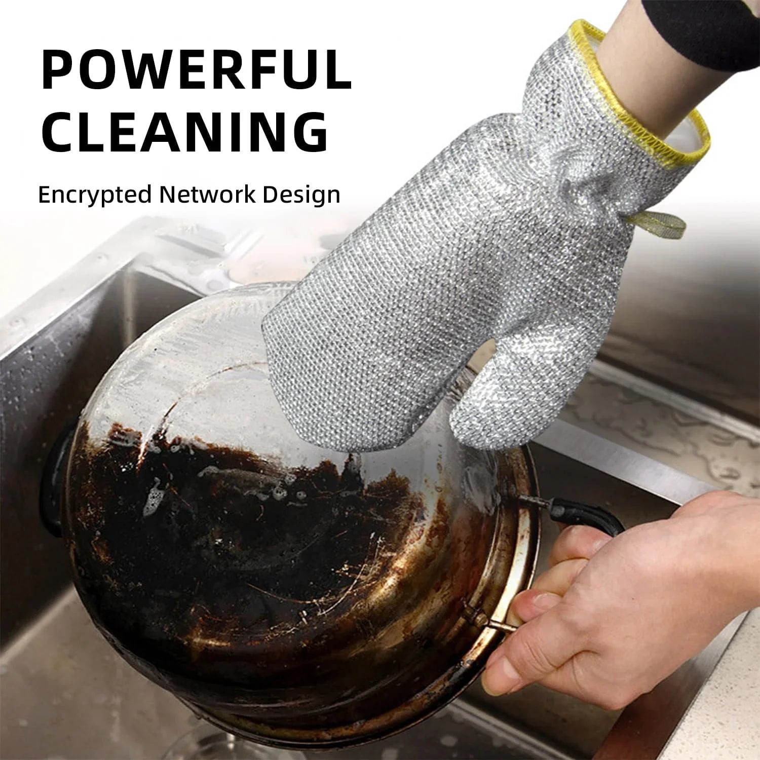 Steel Wire Dishwashing Gloves (Pair)