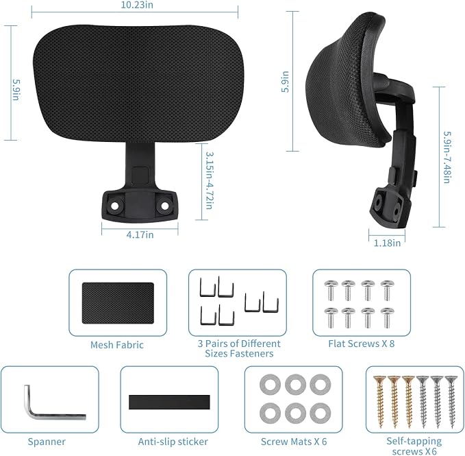 Chair Headrest Attachment Universal
