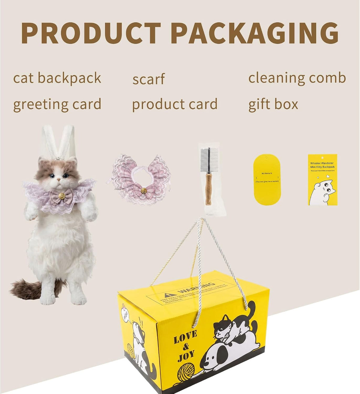 Cat Shaped Backpack
