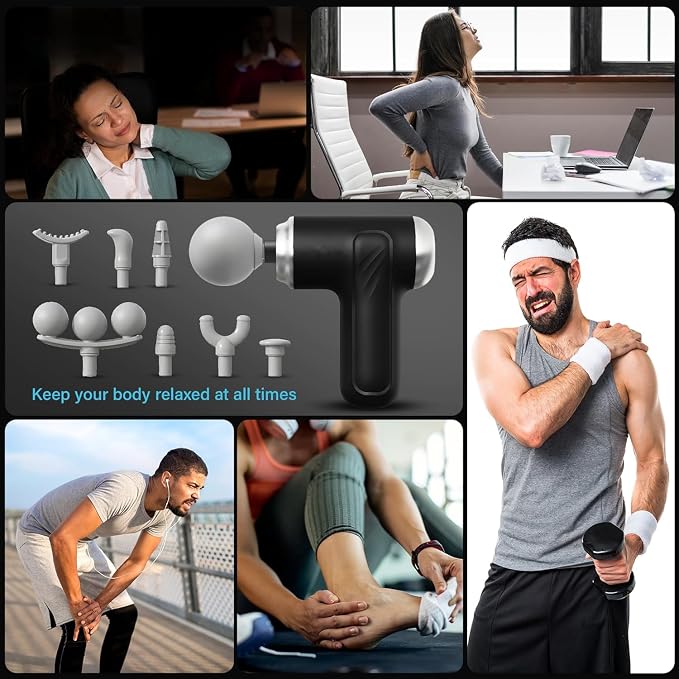 9 in1 full body massage gun