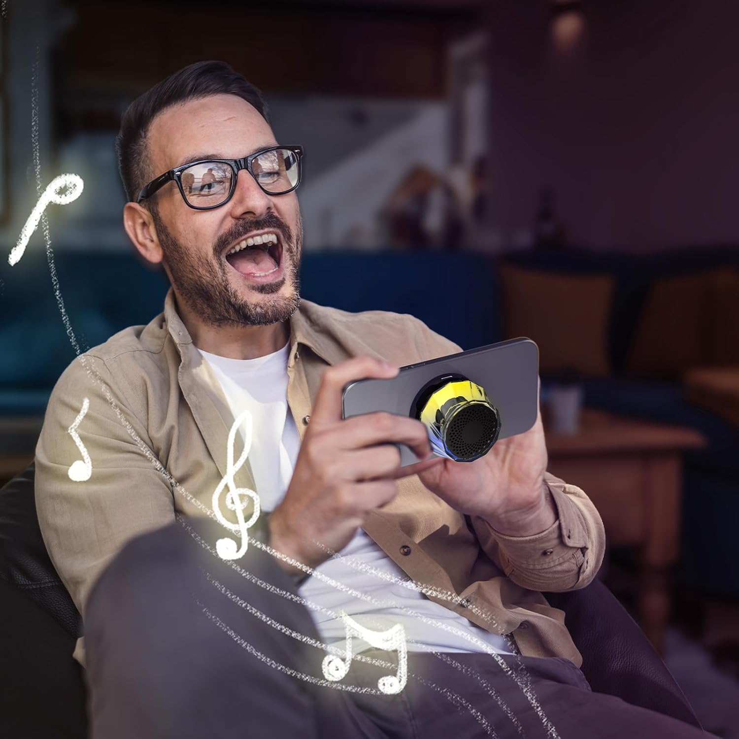 RGB Wireless Magnetic Speaker