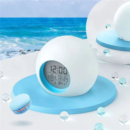 7 Color Changing Wake Up Digital Alarm Clock