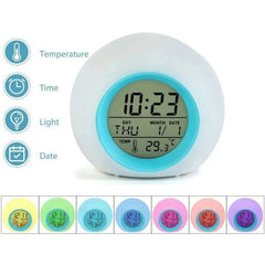 7 Color Changing Wake Up Digital Alarm Clock