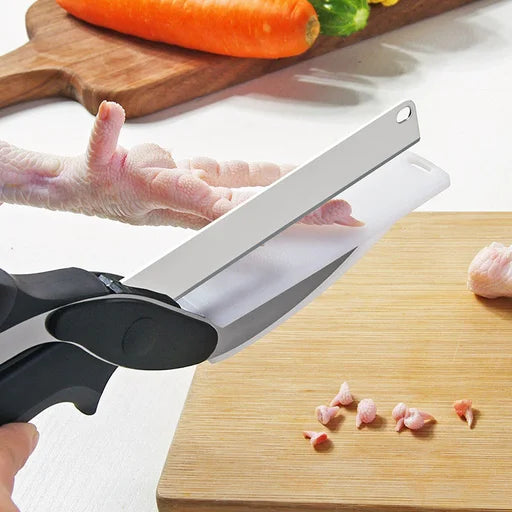 Knife 2-in-1 Clever Cutter and Cutting Board