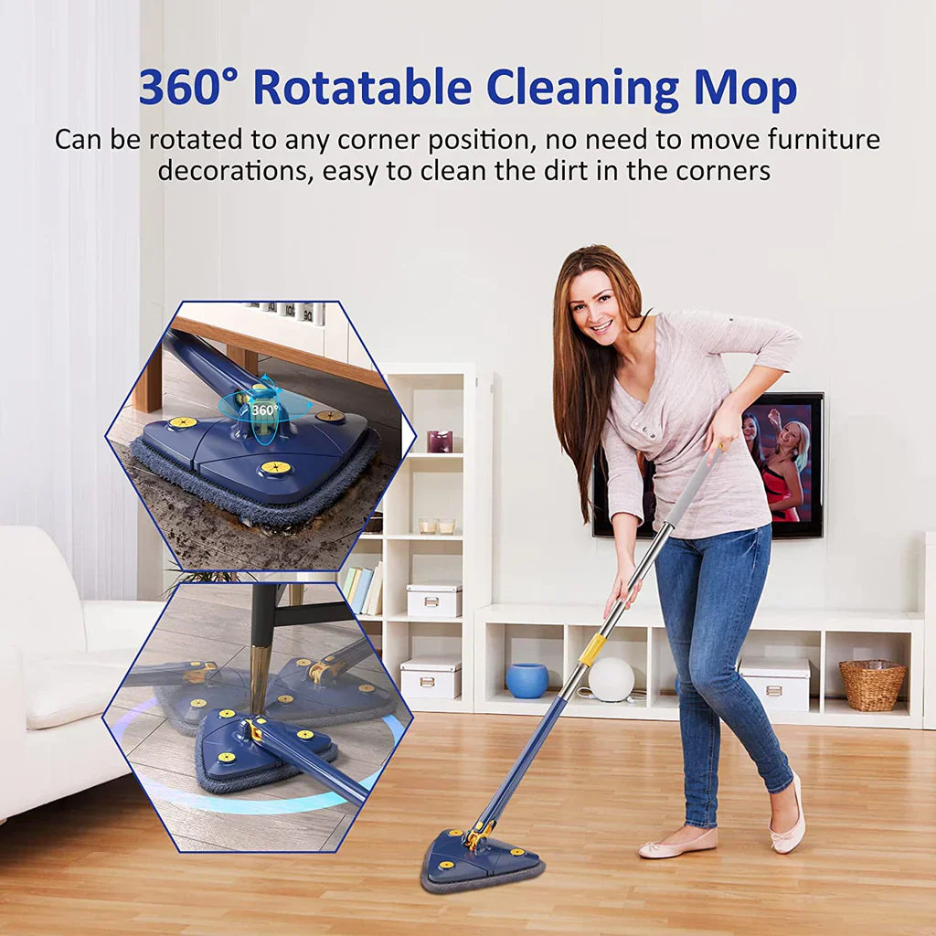 360 Rotatable Adjustable Triangle Cleaning Mop