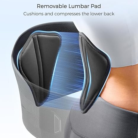 Adjustable back bone support belt