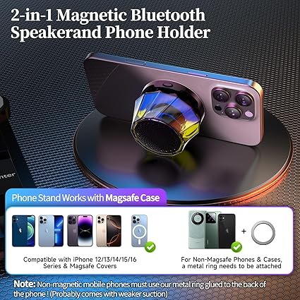 RGB Wireless Magnetic Speaker