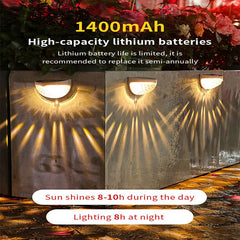 Balcony Decor Solar Wall Light