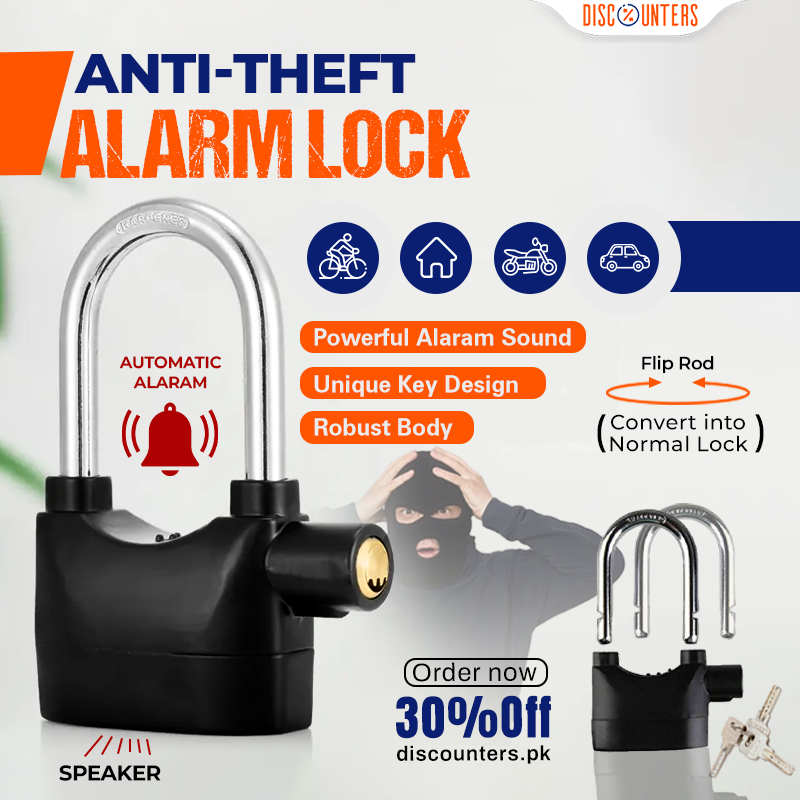 Anti-Theft Alarm Lock