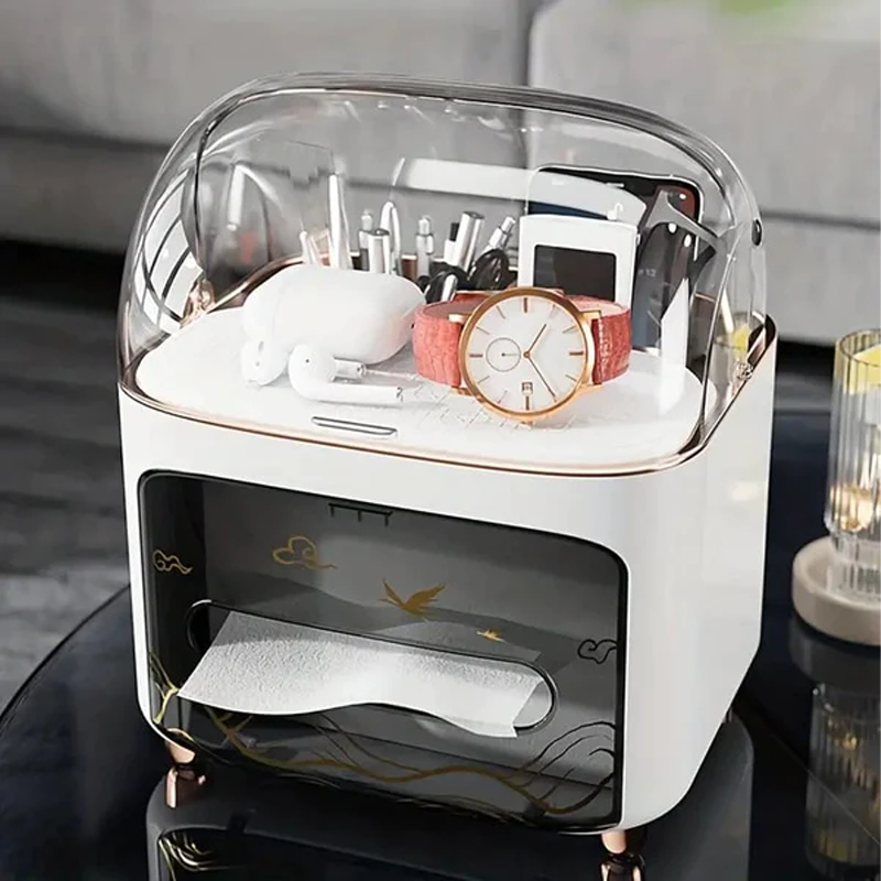 Luxury Cosmetic & Tissue Box Organizer