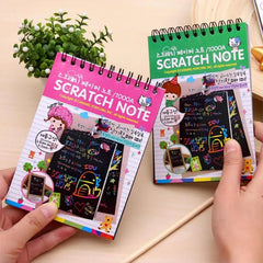 Creative DIY Drawing 4Colors Sketch Notes For Kids (Set Of 3)