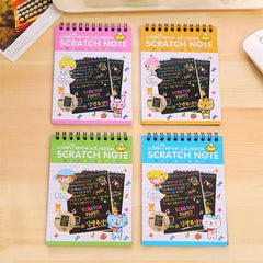 Creative DIY Drawing 4Colors Sketch Notes For Kids (Set Of 3)