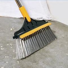 Floor Cleaning Brooms And Folding Dustpan Set