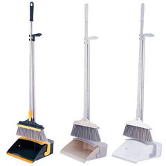 Floor Cleaning Brooms And Folding Dustpan Set