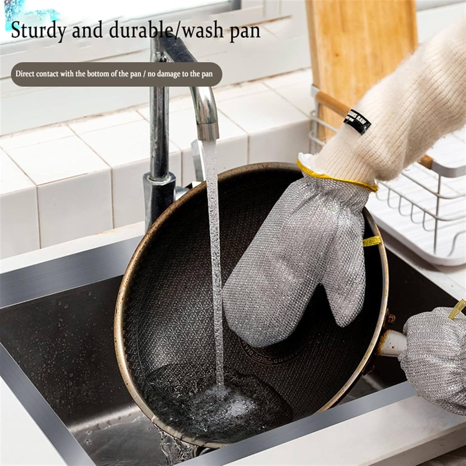 Steel Wire Dishwashing Gloves (Pair)