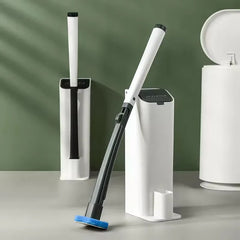 Disposable Toilet Brush and Holder Set