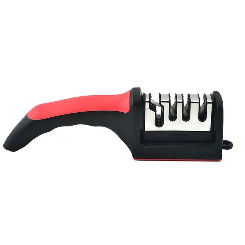 Handheld Multi-function Knife Sharpener With Non-slip Base