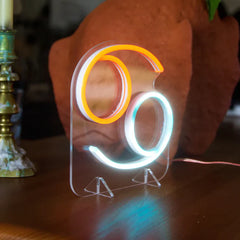 Cancer Zodiac Sign Mini Neon Sign