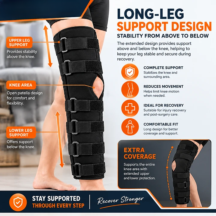 Knee & Leg walking Brace