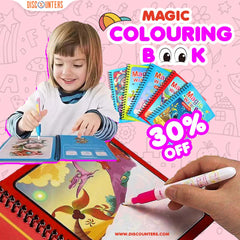 Magic Water Drawing Coloring Book