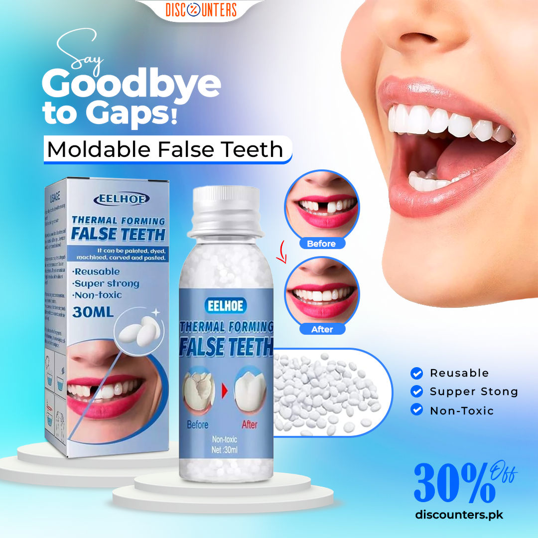 Moldable False Teeth