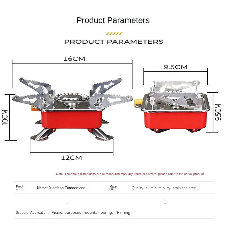 Portable Folding Camping Stove Strong Fire Heater