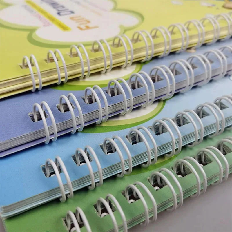 Sank Magic Practice Copybook (4 Books Ã¢â‚¬â€œ 1 Pen Ã¢â‚¬â€œ 10 Refills Ã¢â‚¬â€œ 1 Pen Holder)