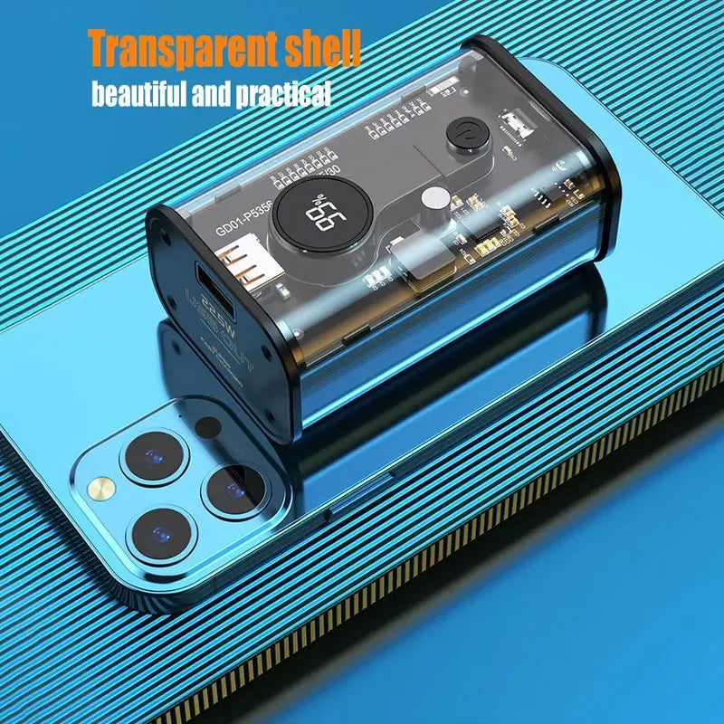 Transparent Power Bank 10000mAh