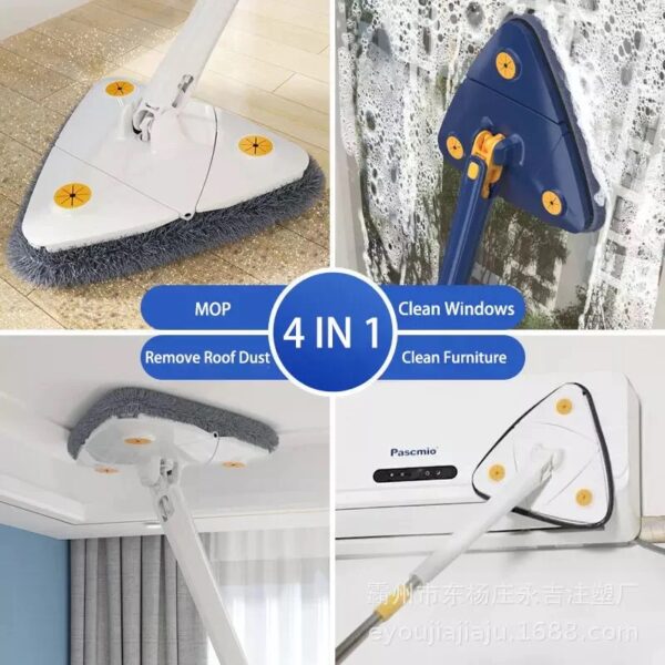 360 Rotatable Adjustable Triangle Cleaning Mop