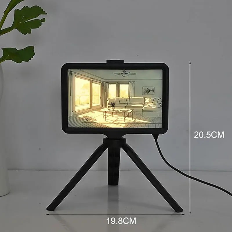 Tripod Frame Lamp