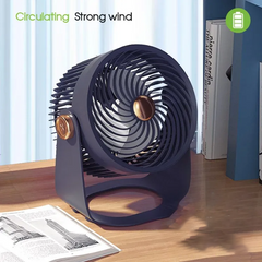 Rechargeable Fan With Wall Mounted