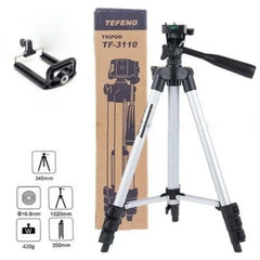 3110 Tripod Camera Stand For Mobile And Camera With Mobile Clip