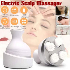 Waterproof Electric Head Massager Wireless