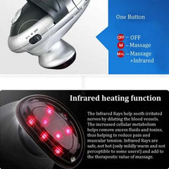 Hand Held Massager with Infrared Head