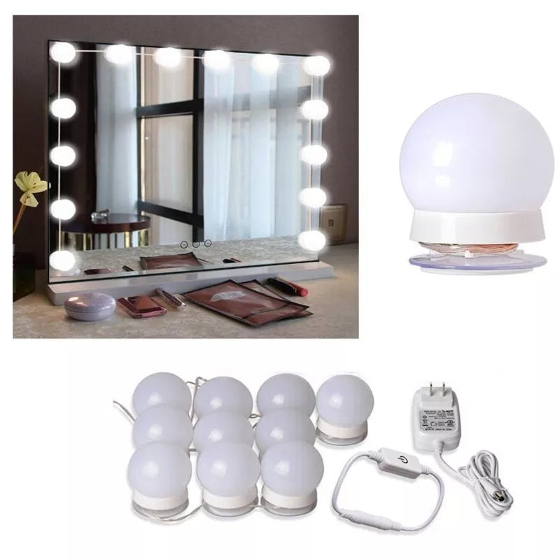 Vanity Mirror light 3 mode option (10pcs blubs)