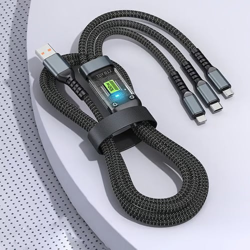 100W 3-in-1 Charging Cable