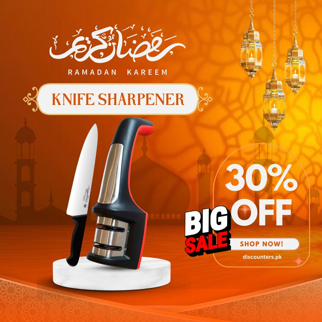 Handheld Multi-function Knife Sharpener With Non-slip Base