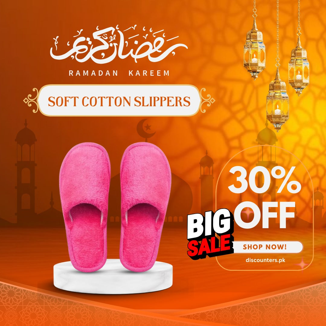 Soft Cotton Slippers