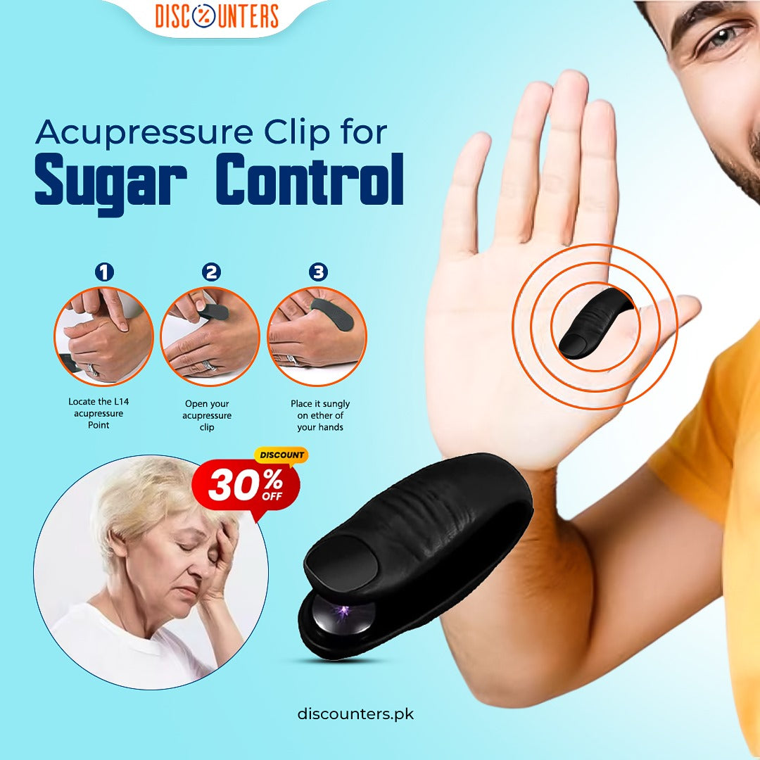 Acupressure Clip for Sugar Control