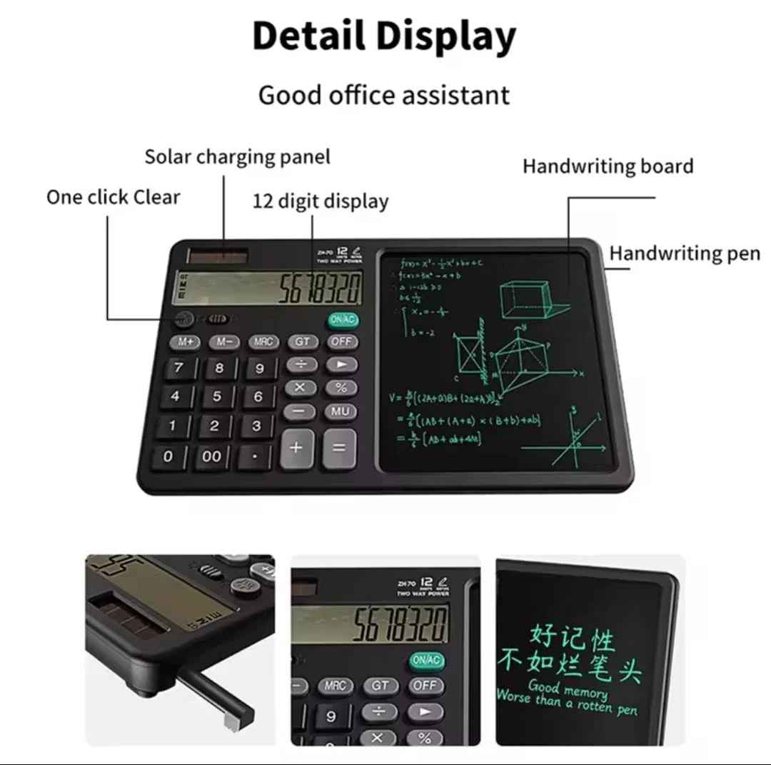 Digital Calculator with Writing Pad