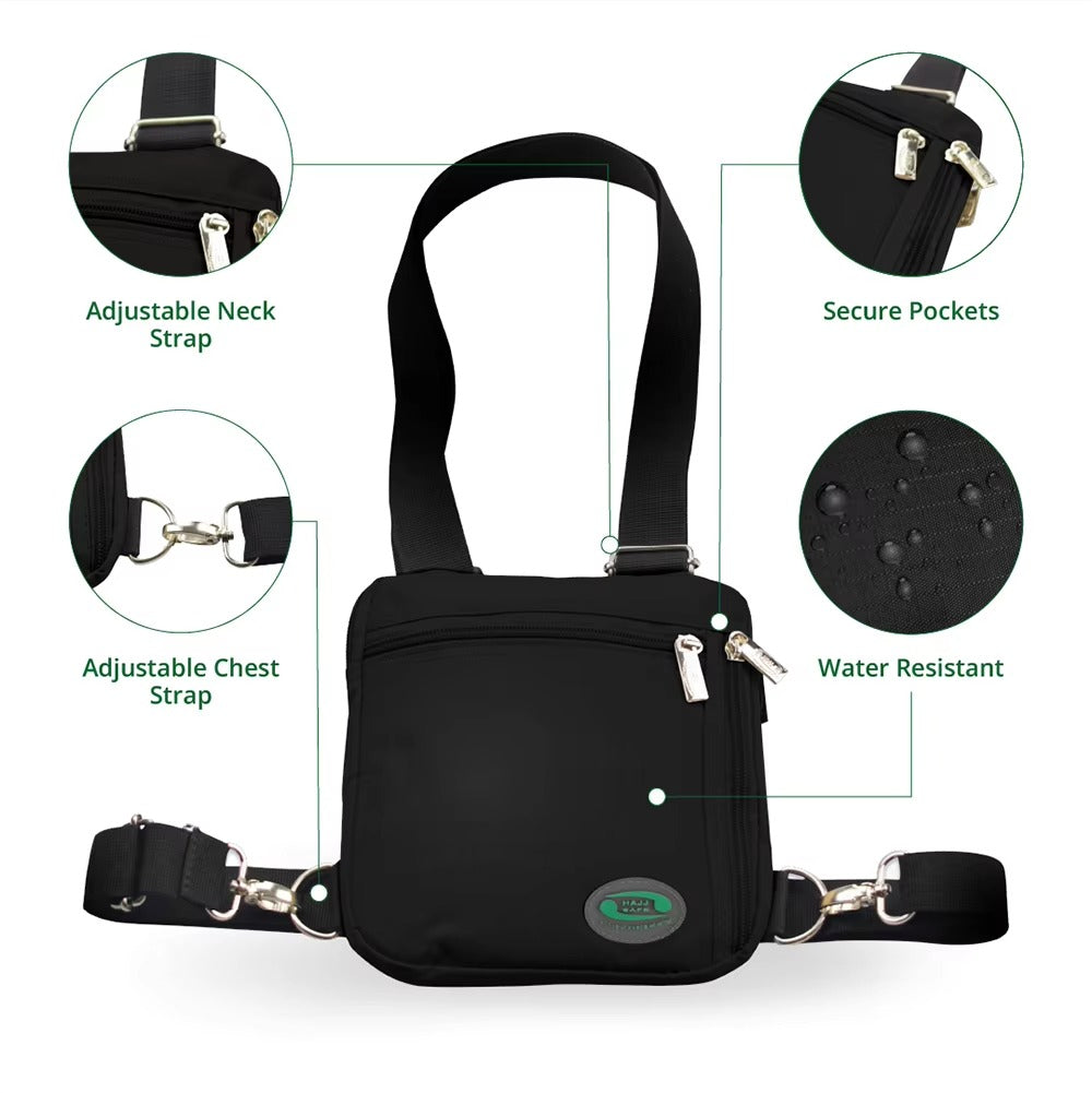 Hajj & Umrah Secure Side Bag & Neck Bag