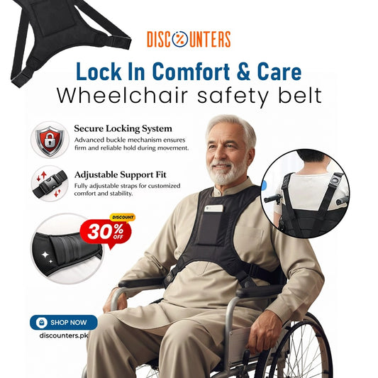 Wheelchair safety belt