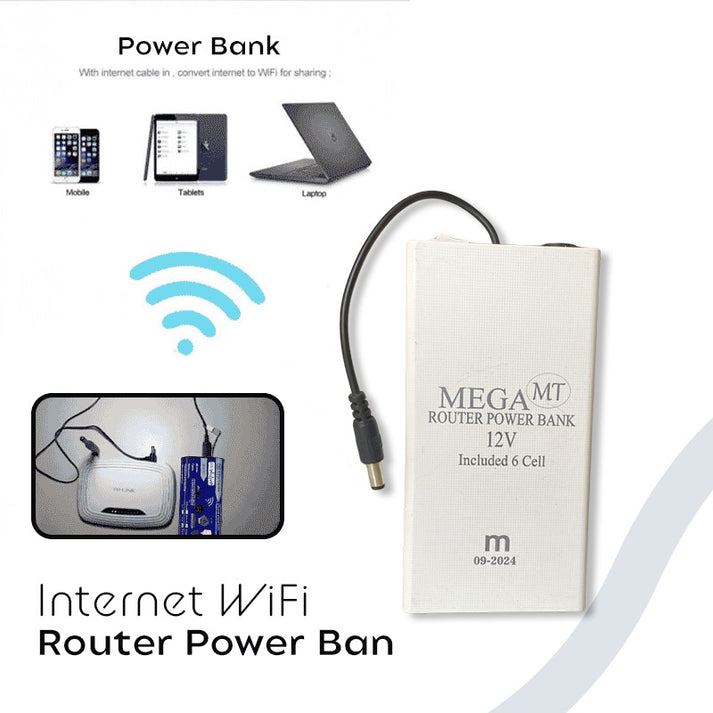 12W WiFi Router Power Bank – Discounters.pk online shopping in Pakistan