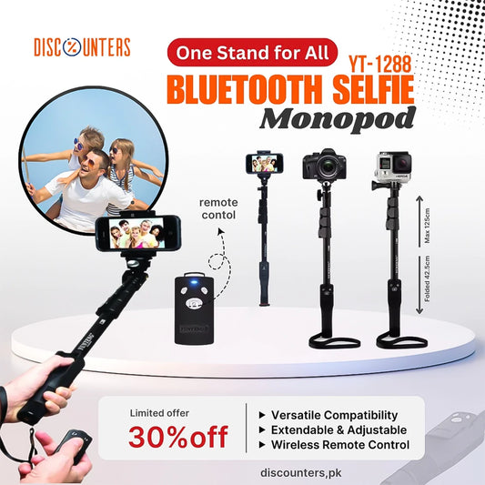 YT-1288 Bluetooth Selfie Monopod