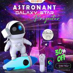 Astronaut Galaxy Star Projector With Speaker