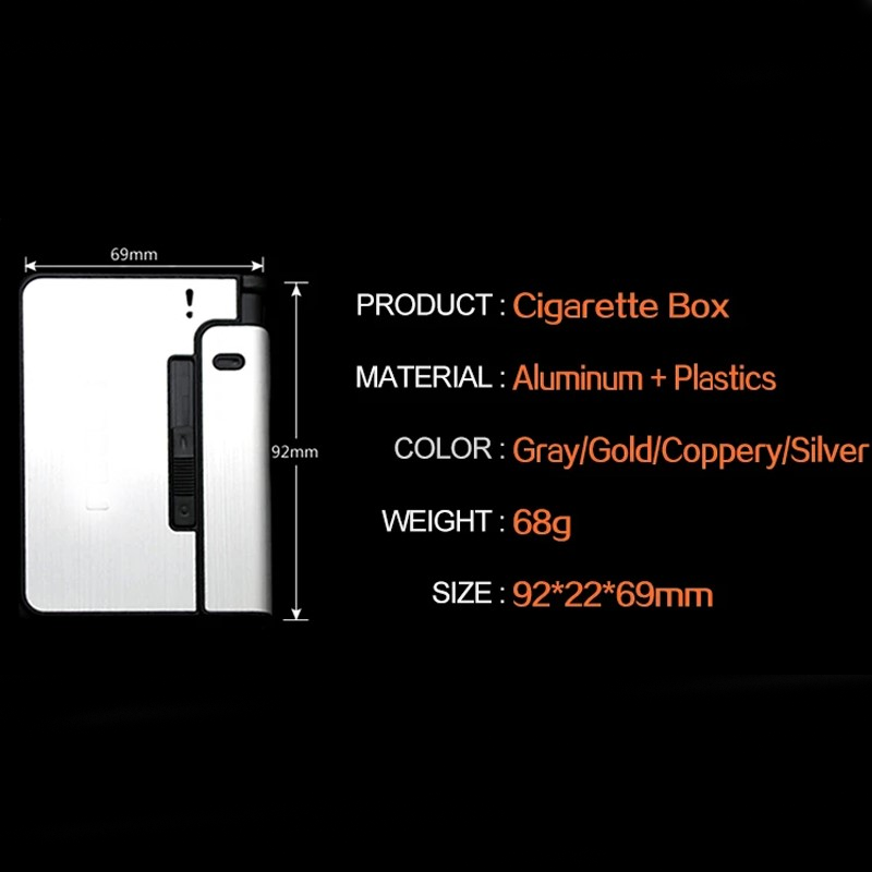 10 Sticks Cigarette Case Box