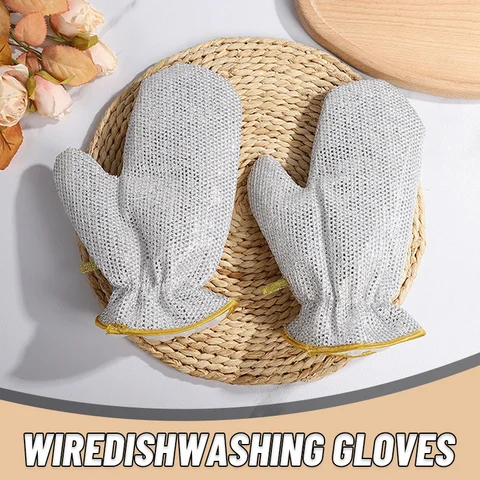 Steel Wire Dishwashing Gloves (Pair)